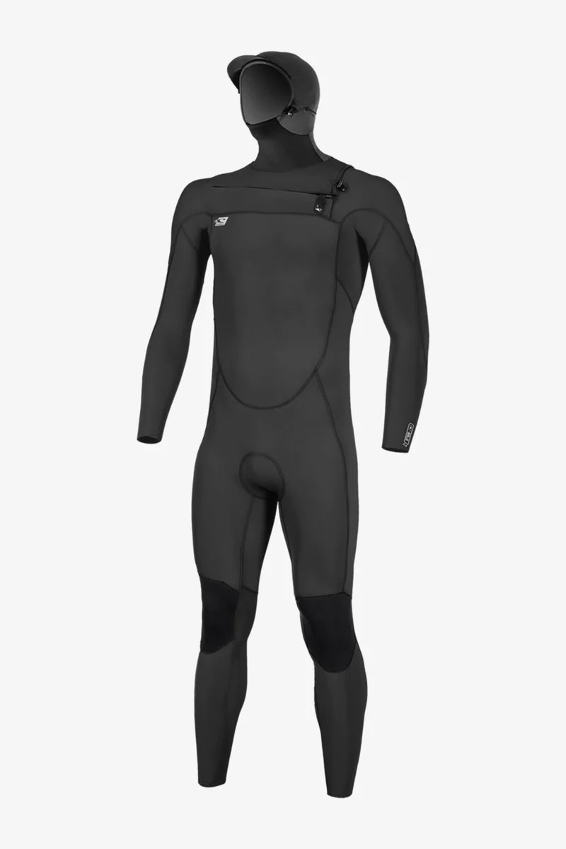 wetsuits with innovative materials for ultimate comfort-O'Neill Ninja 5/4mm Hooded Chest Zip - Sizes Vary