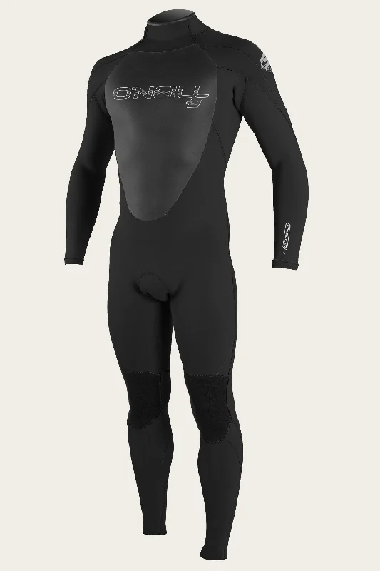 wetsuits for increased speed and agility in water-O'Neill Youth Epic 4/3 Back Zip Full Wetsuit - Colors Vary