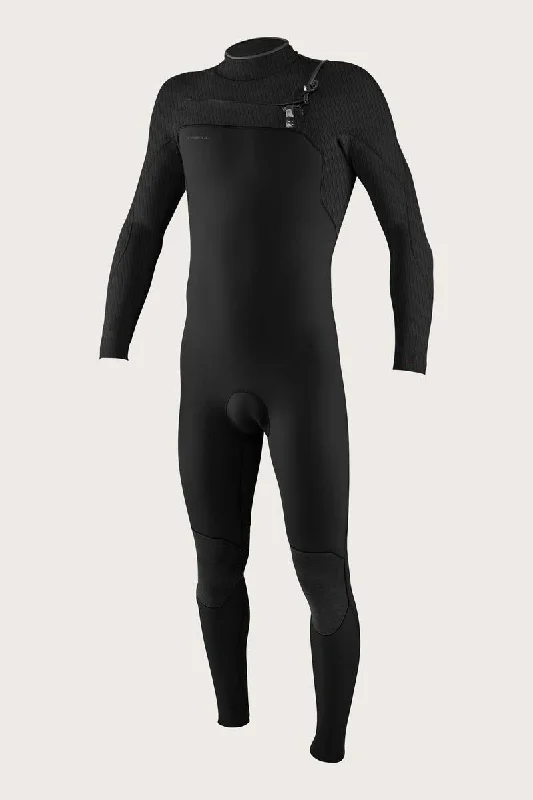 wetsuits for comfort during deep dives-O'Neill Hyperfreak 4/3+mm Wetsuit - Chest Zip