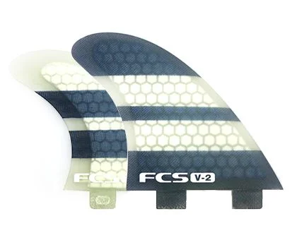 surfboard fins for faster acceleration-FCS V2 Tri-Quad Fin Set