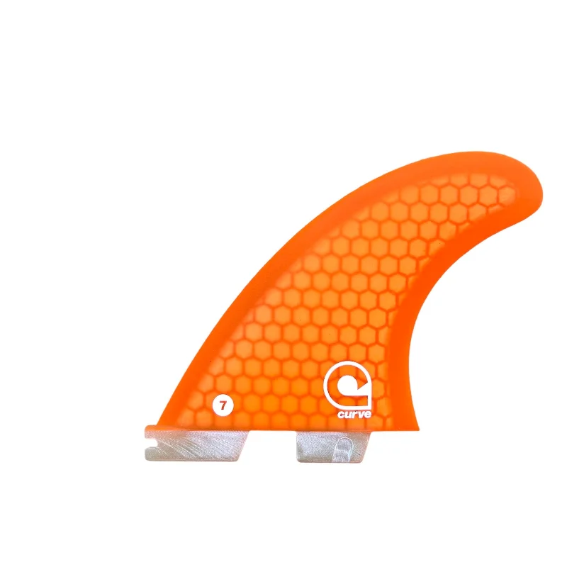 surfboard fins for high-control turns-Surfboard Fins L Quad Dual Tab "II" - HEXCORE