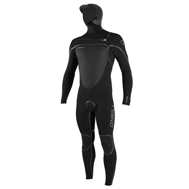 wetsuits with reinforced seams for durability-O'Neill Psycho Tech 5.5/4 Hooded Wetsuit