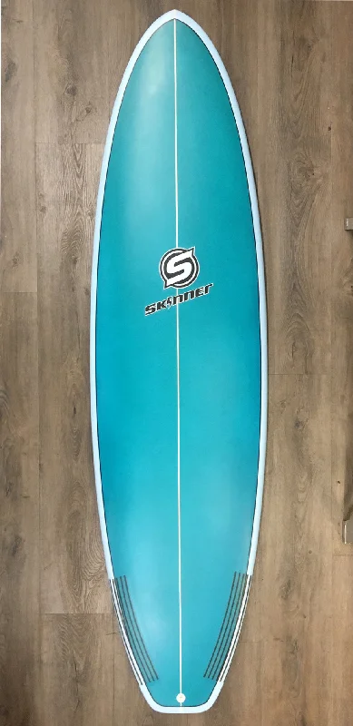 surfboards with stable outlines for calm water-SOLD Skinner Surfboards 7'2" x 22.65" x 2.75" Performance Funshape Squash Tail Poly