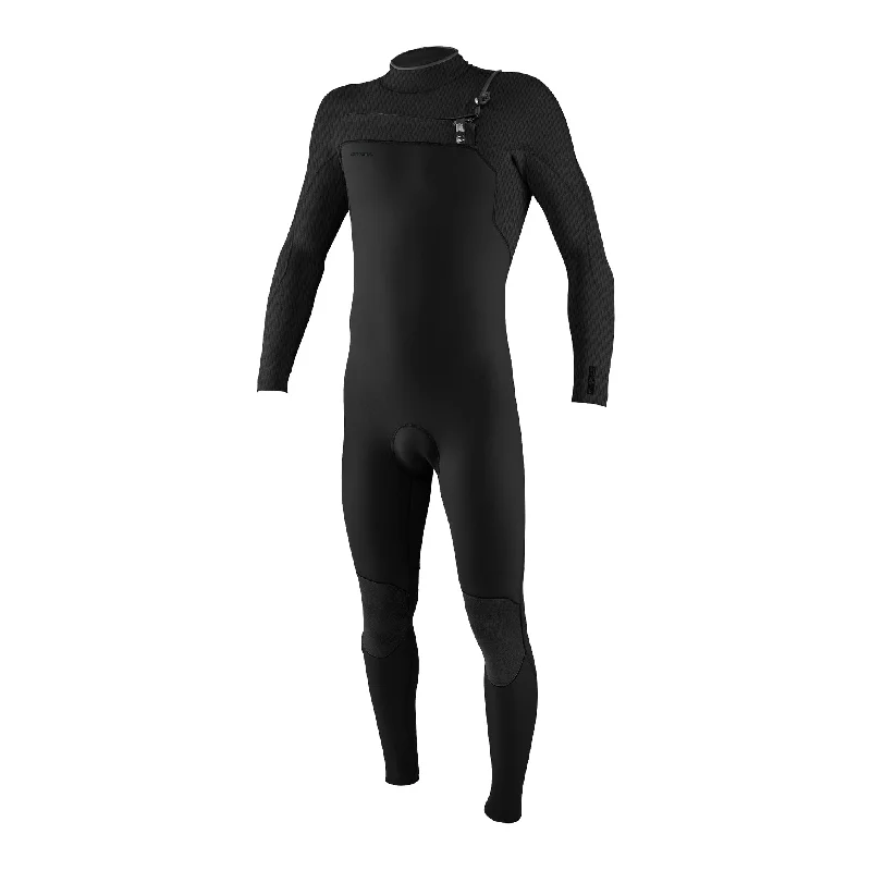 wetsuits with high-stretch fabric for easy paddling-Hyperfreak 4/3+mm Chest Zip Full Wetsuit