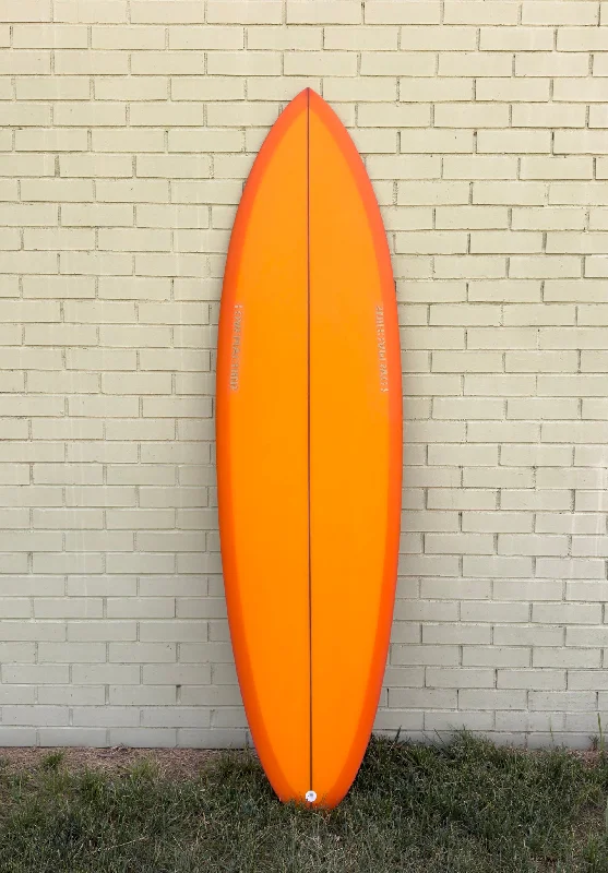 surfboards for more precise turns-6'6" Lovemachine Surfboards FM - Tangerine