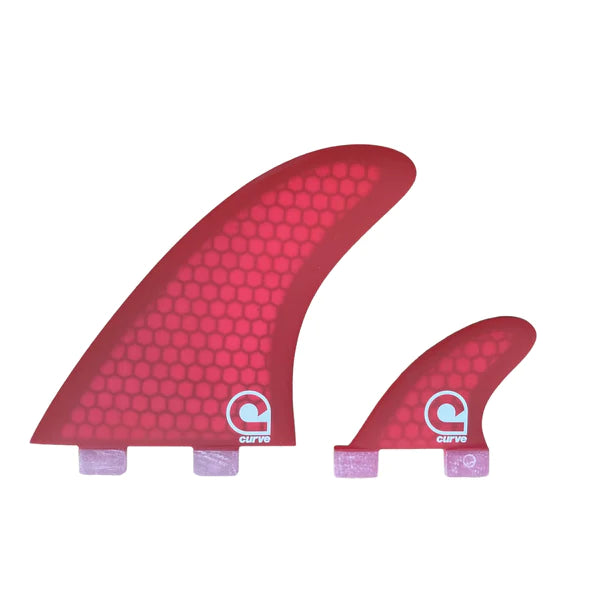 surfboard fins for more accurate turns-Surfboard Fins MR - Dual Tab Twin 2+1 Micro - HEXCORE