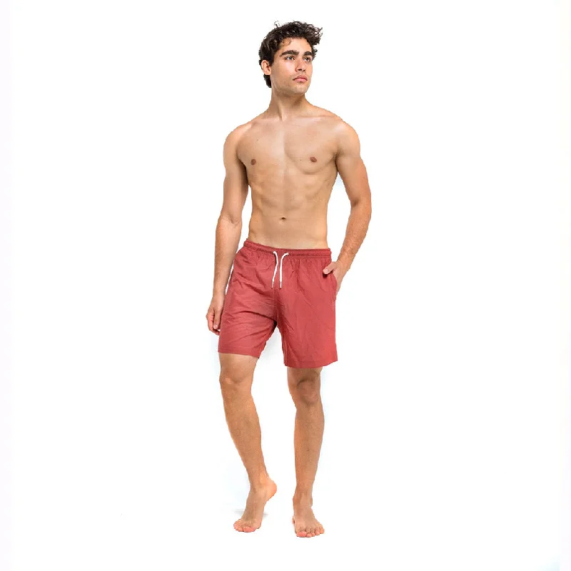 surf clothing for hot weather-Bermies Men's Short - Burgondi