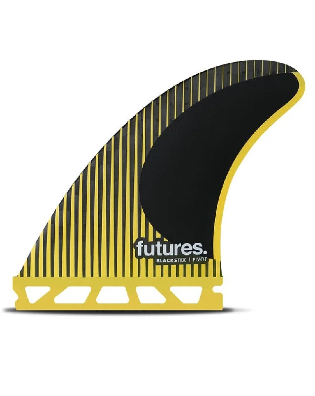 surfboard fins for faster acceleration-P6 Blackstix Thruster fin