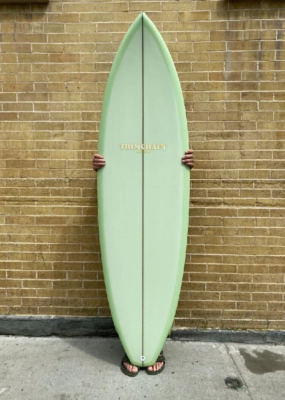 surfboards with carbon fiber construction-6’4” Trimcraft Surfboards Lopez Diamond Twin