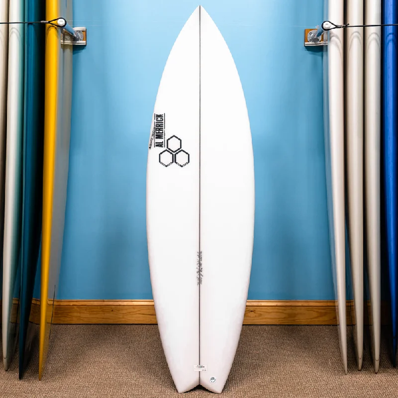 surfboards for relaxed carving and fast turns-Channel Islands Rocket Wide PU/Poly 5'7"