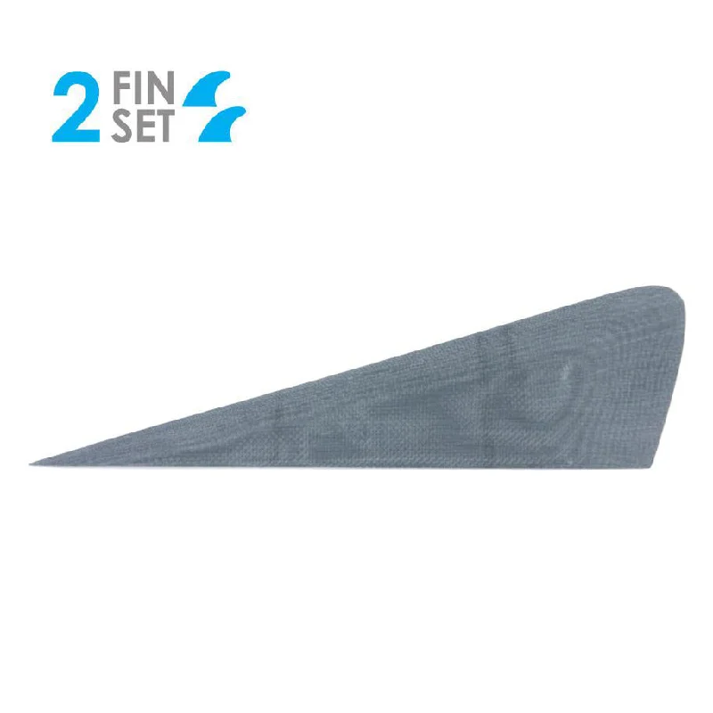 surfboard fins for better water handling-True Ames Bonzer Runners - Solid Glass - Black