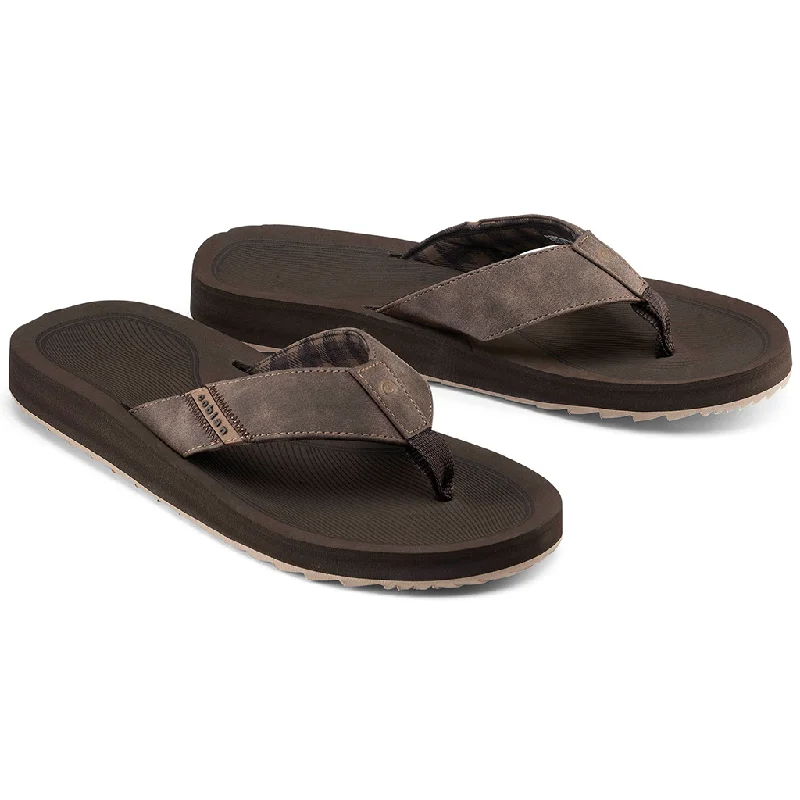 surfboards with soft-top construction for safety-Cobian Mens ARV 2 Trek Chocolate Sandal