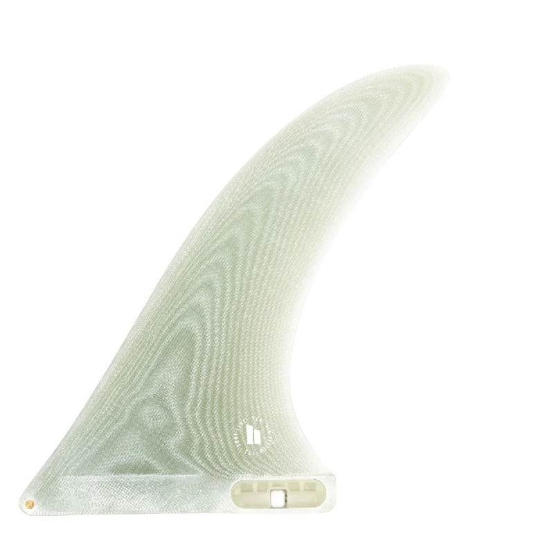 surfboard fins for deep carving and style-FCS II Thomas 11.5 Longboard Fin - Volan Clear