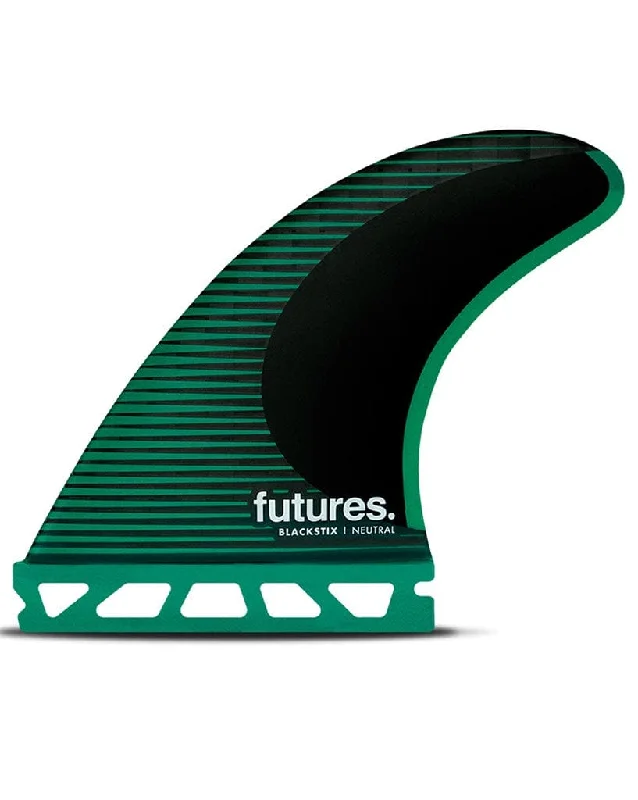 surfboard fins with high lift for better performance-F6 Blackstix Thruster Fin