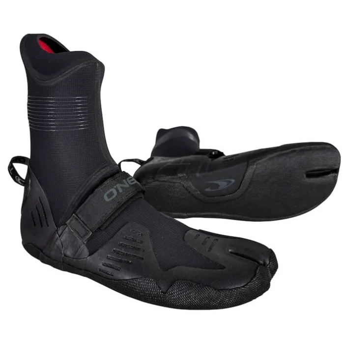 wetsuits with seamless construction for more comfort-O'Neill Psycho Tech 3/2mm Booties - Split Toe