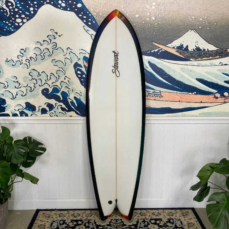 surfboards for deep bottom turns-Stewart - 6'2" Retro Fish