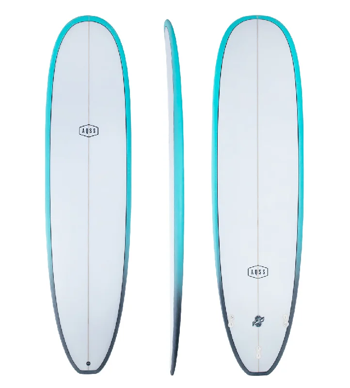 surfboards for efficient paddling in deep water-Salient Mini Mal - Turquoise/Black