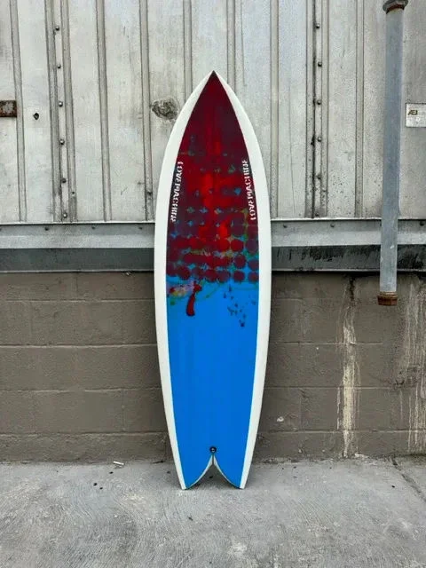 surfboards with tri-fin setups for balance-LOVE MACHINE | 5'6" WILLS FISH | ABSTRACT/CLEAR SURFBOARD