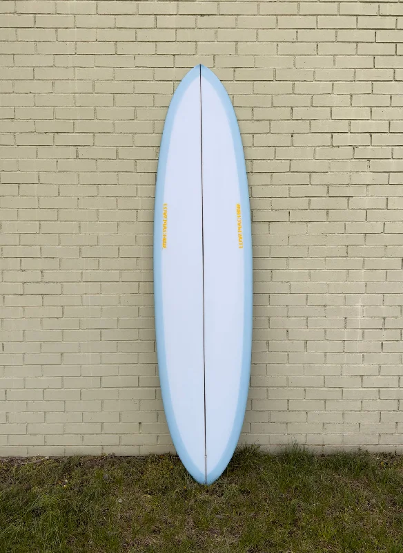 surfboards for balance and stability on waves-7'4" Lovemachine Surfboards Thick Lizzy - Blue