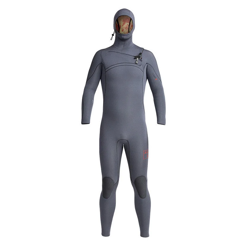 wetsuits with reinforced seams for durability-Xcel Comp X Hooded 4.5/3.5 Wetsuit - Gunmetal