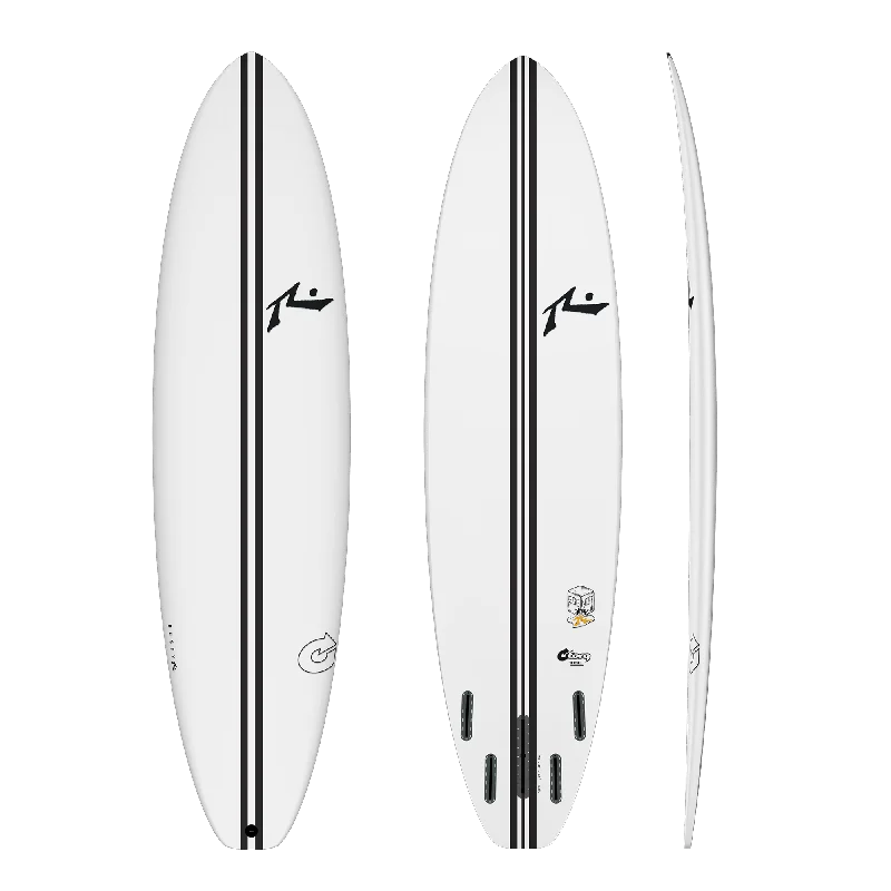 surfboards with deep V for added control-Rusty Surfboards Egg Not x Torq Epoxy 6'10 x 20.75” x 2.74”- 43.8 ltr