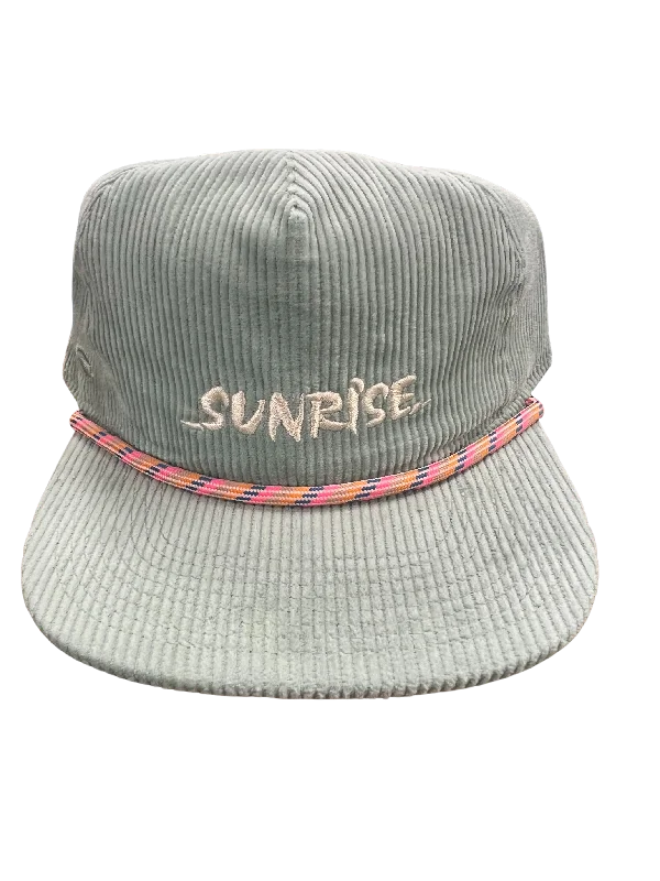 surf clothing with breathable materials-Sunrise Surf Shop Rope Original Logo Hat