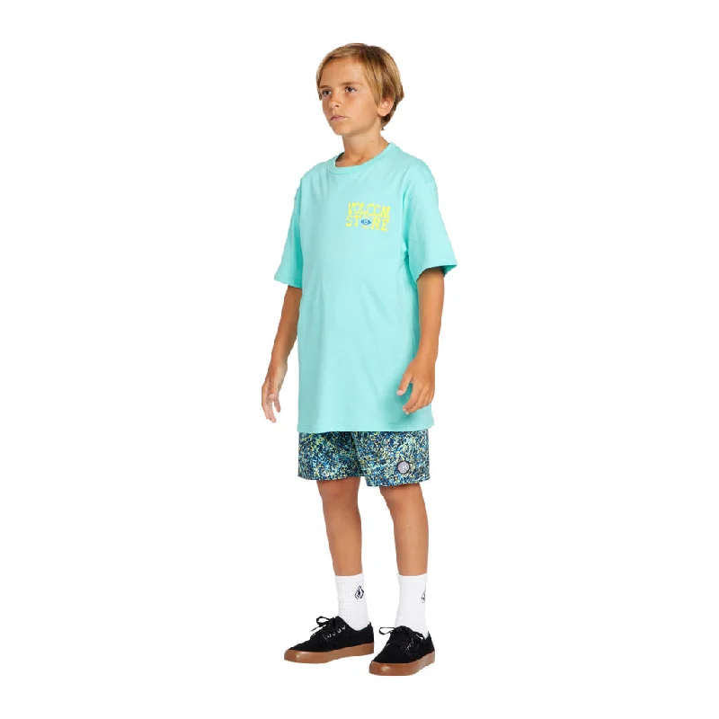 surf clothing for better water resistance-Volcom Boys Mix Pack Trunk - Crete Blue