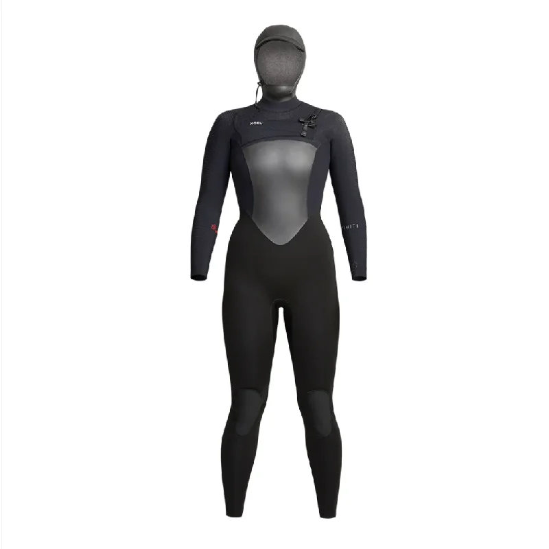 wetsuits for various water sports-Women's Xcel Infiniti 5/4 Hooded Wetsuit