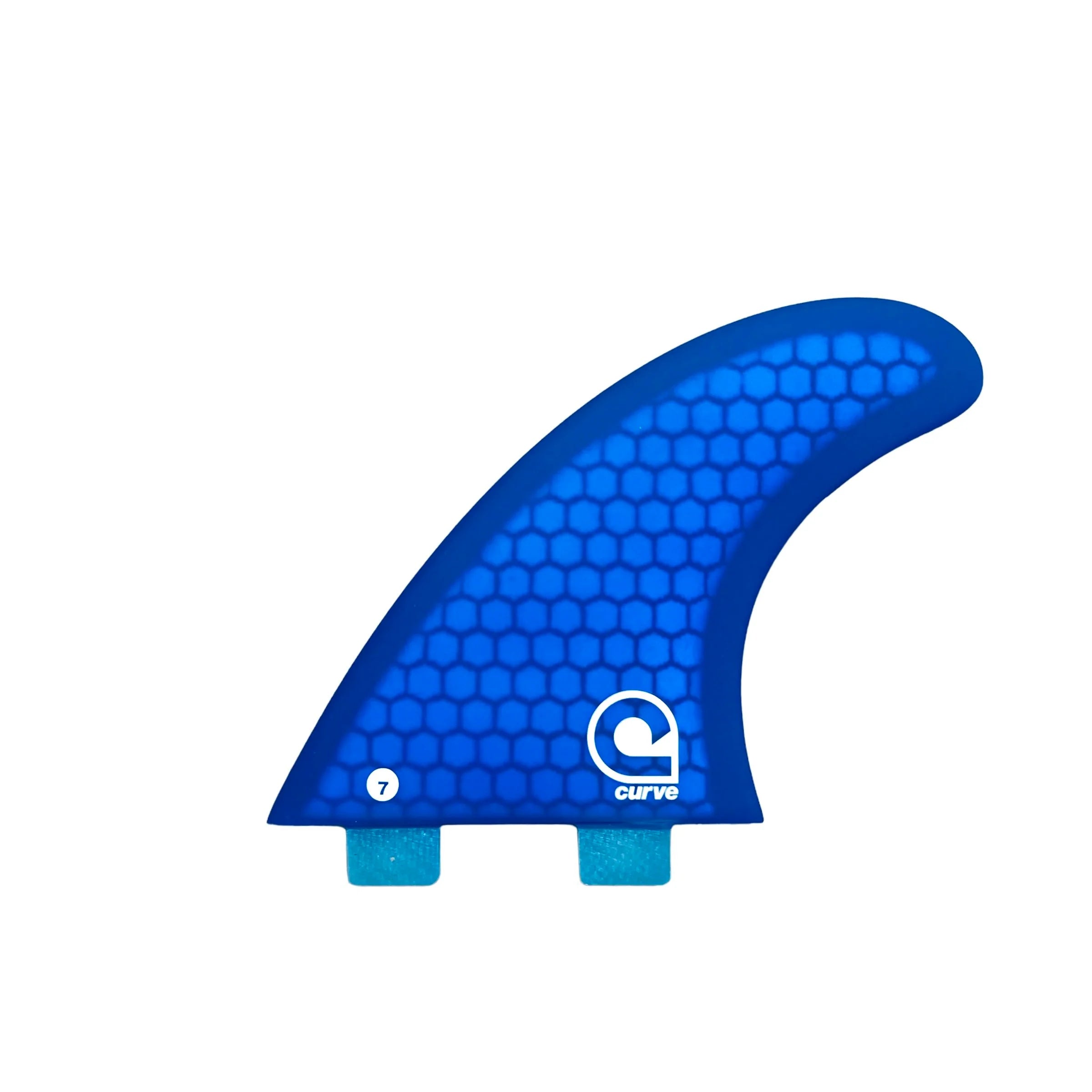 surfboard fins for expert wave navigation-Surfboard Fins M7 - Dual Tab Thruster - HEXCORE