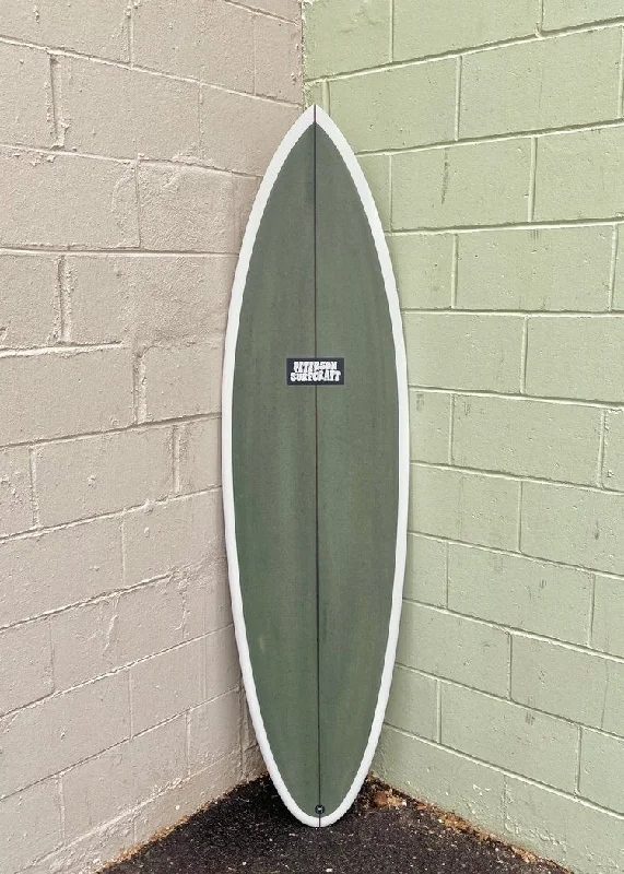 surfboards for smooth transitions in turns-6'4" Josh Peterson Surfcraft Channel Twin