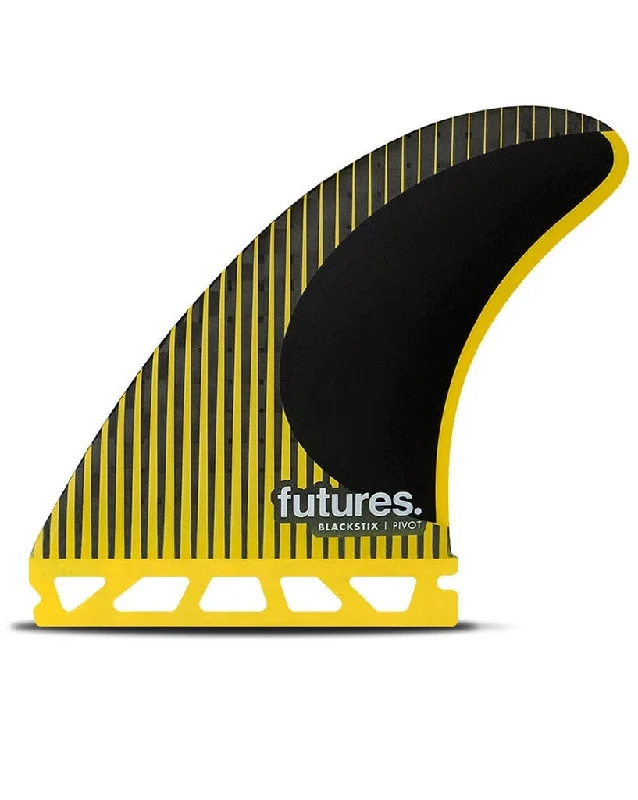 surfboard fins with adjustable flex for more control-P8 Blackstix Thruster Fin