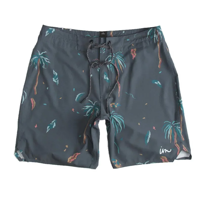 surf clothing with smart technology for better performance-Imperial Motion Decade Boardshort - Vintage Black Palms