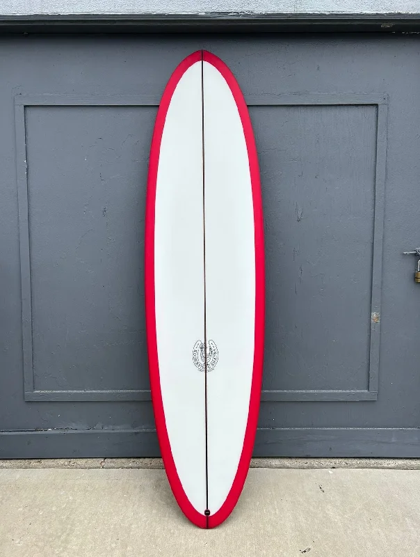 surfboards with narrow noses for speed-7'2" Thin Twin - Bottom Red Tint Surfboard