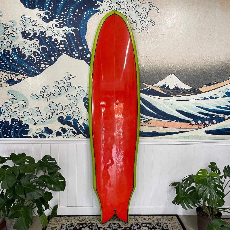 surfboards for consistent ride quality-Used Kent Lewis - 7'10" Hatchet Tail