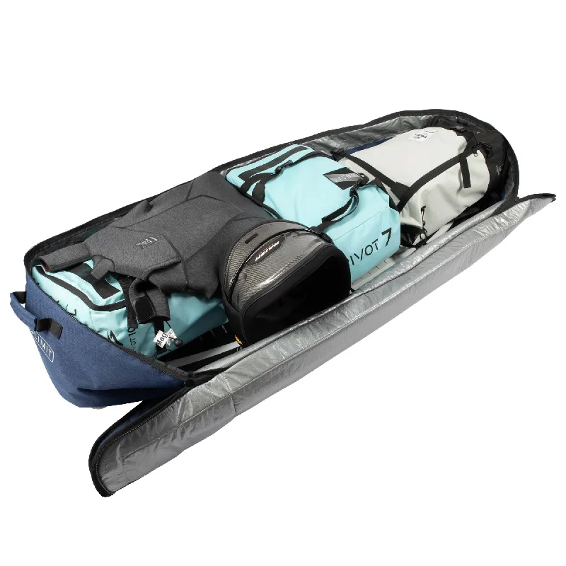 surfboards with a wide base for more stability-Prolimit Elite Surf/Kite Board Bag with Slider Wheels