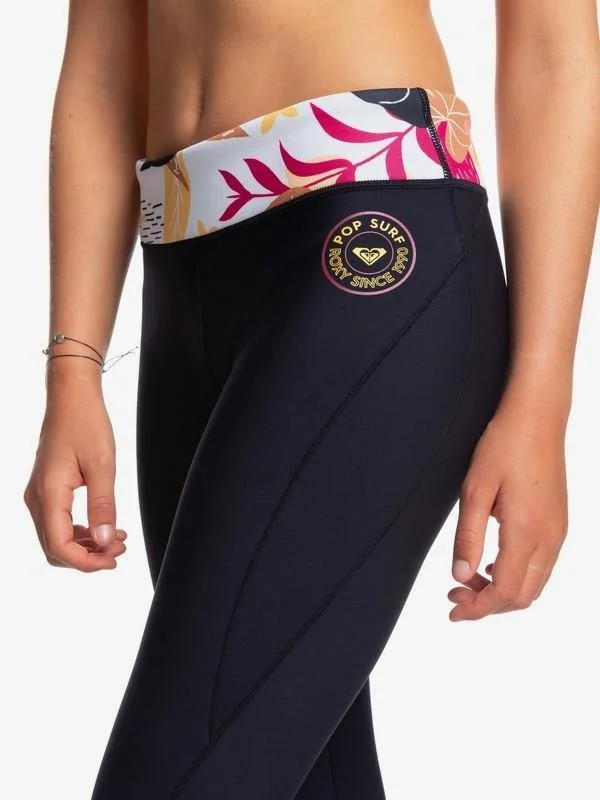 wetsuits for high-tech performance-Roxy 1mm POP Surf Capri Pant