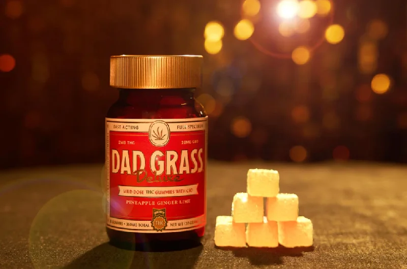 surf clothing for casual wear after surfing-Dad Grass Deluxe THC + CBD Gummies