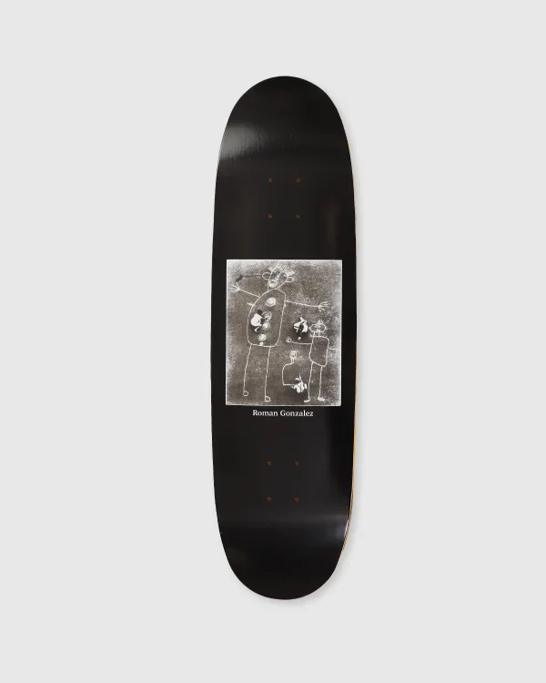 surf clothing for deep-water adventures-Roman Gonzalez Bernard (Black) Football Deck