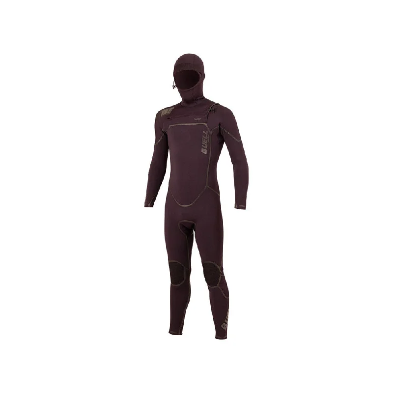 wetsuits for full-body protection during diving-Buell RB2 Youth 5/4mm Hooded Wetsuit