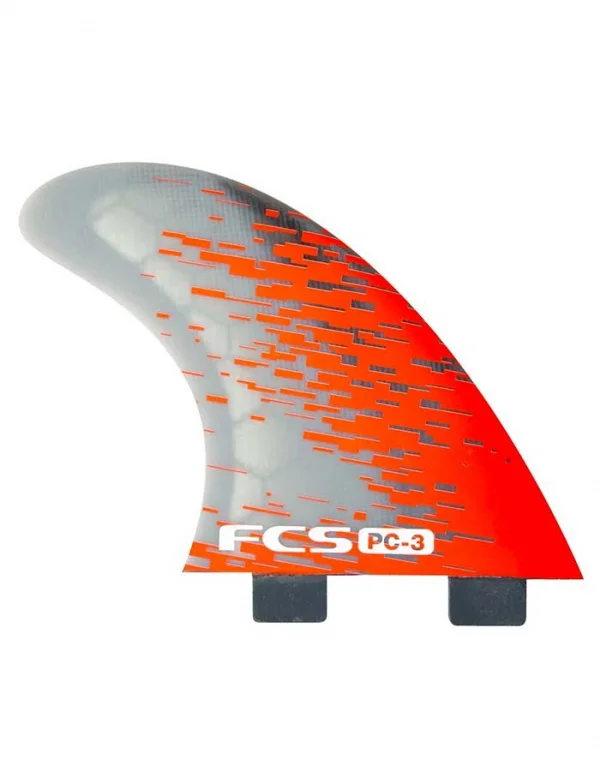 surfboard fins for expert wave navigation-PC-3 Red Smoke Tri Retail Fins