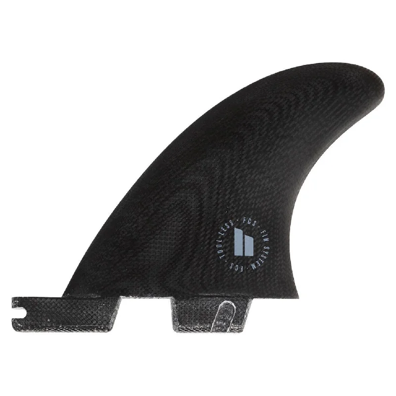 surfboard fins for enhanced tracking in long rides-FCSII Carver PG Small SIDE BYTE/QUAD REAR - Black