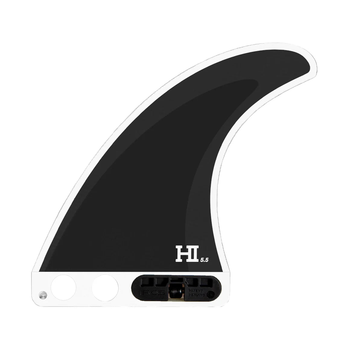 surfboard fins for increased hold and traction-FCS II Harley Ingleby Single Fin  - 5.5" Black