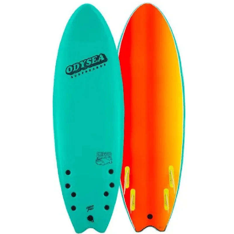 surfboards for catching waves in all conditions-Catch Surf Odysea 5'6" Skipper Quad Turquoise