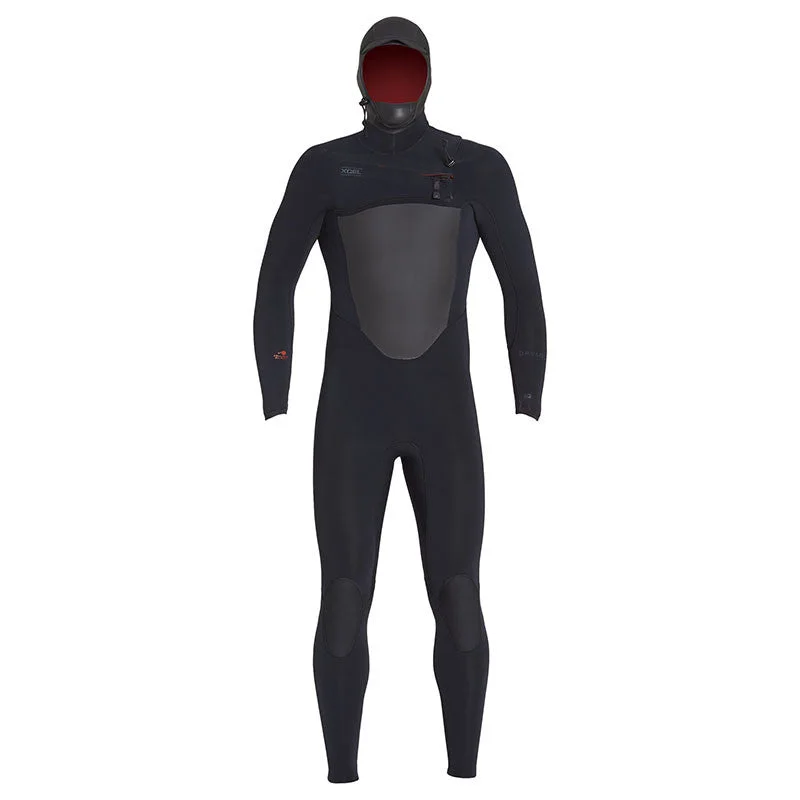 wetsuits for flexible fit and easy removal-Xcel Drylock 5/4 Hooded Wetsuit (old)