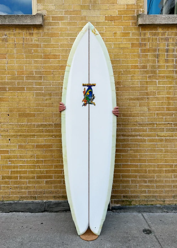 surfboards with narrow noses for speed-6'8" Rainbow Surfboards Quan Fish