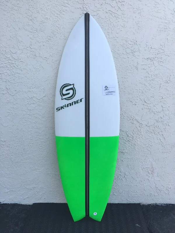 surfboards with a high-quality finish for aesthetics-SOLD Skinner Surfboards 5'4 x 20" Wonder Fish Poly 5 plug - 27.7 Liters