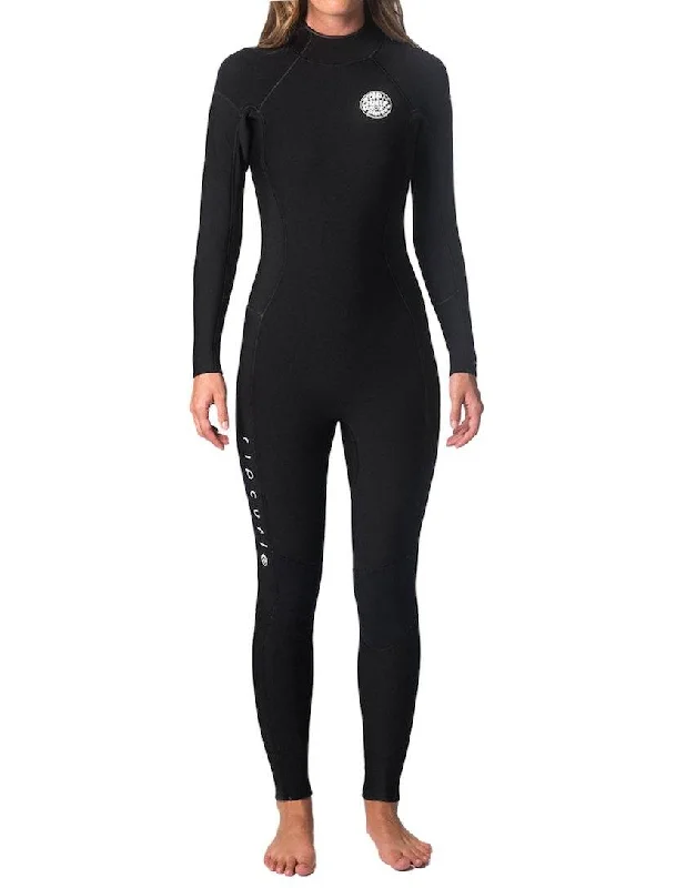 best wetsuits for cold water-Rip Curl Women's Dawn Patrol 5/3mm Wetsuit - Back Zip