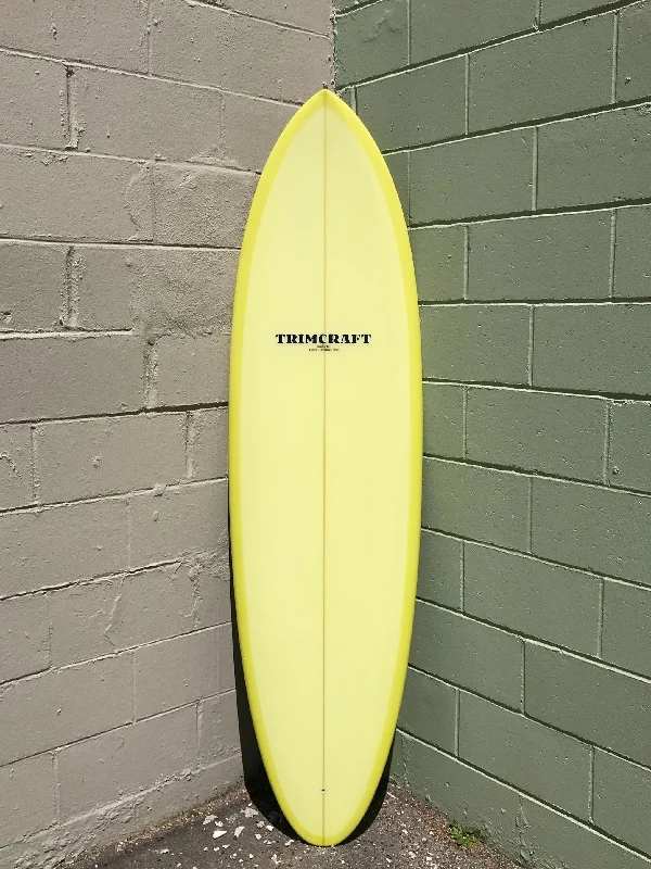 surfboards for fast turns-6'6" Trimcraft Surfboards Burner - Electric Yellow