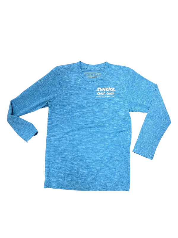 surf clothing for those who love adventure-Sunrise Kids Explorer Tech Long Sleeve Rashguard