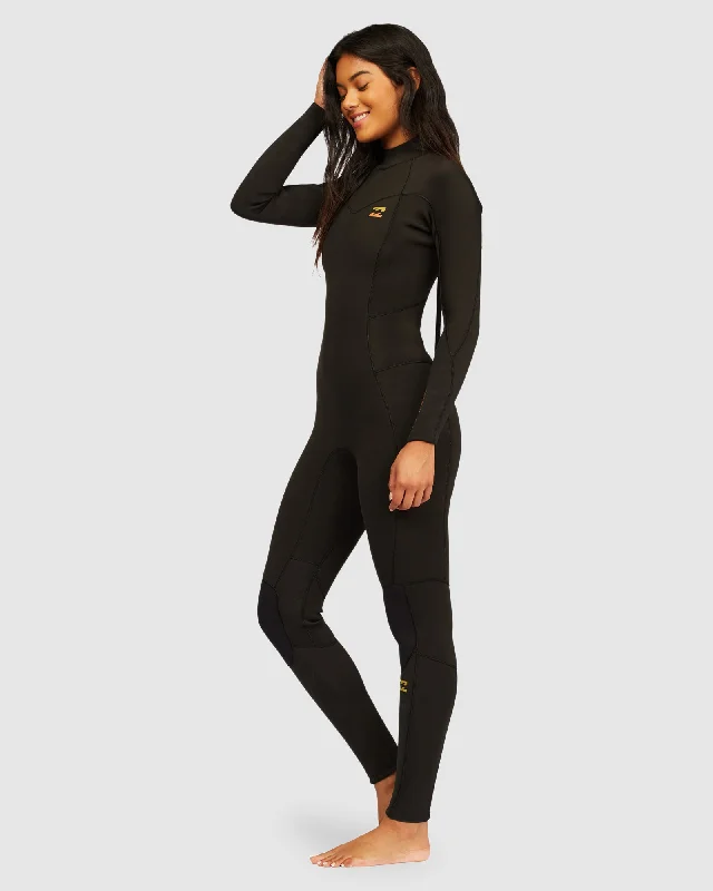 wetsuits for eco-conscious divers-Womens 3/2mm Synergy Back Zip Steamer Wetsuit